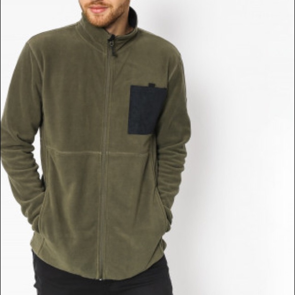 🔥Quiksilver Butter Technical Zip-Up Fleece NWT - Picture 4 of 6